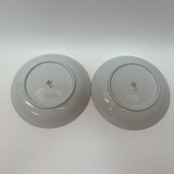 Seltmann Weiden Bavaria Western Germany Coup Bowls Lot of 2 Gray Grids Squares - Picture 6 of 8